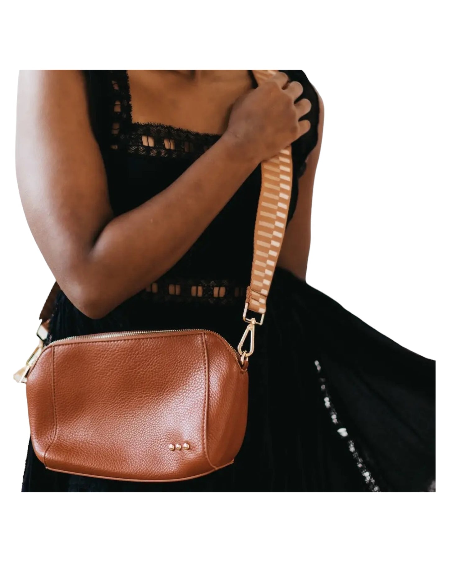 Grace Faux Leather Crossbody Bag