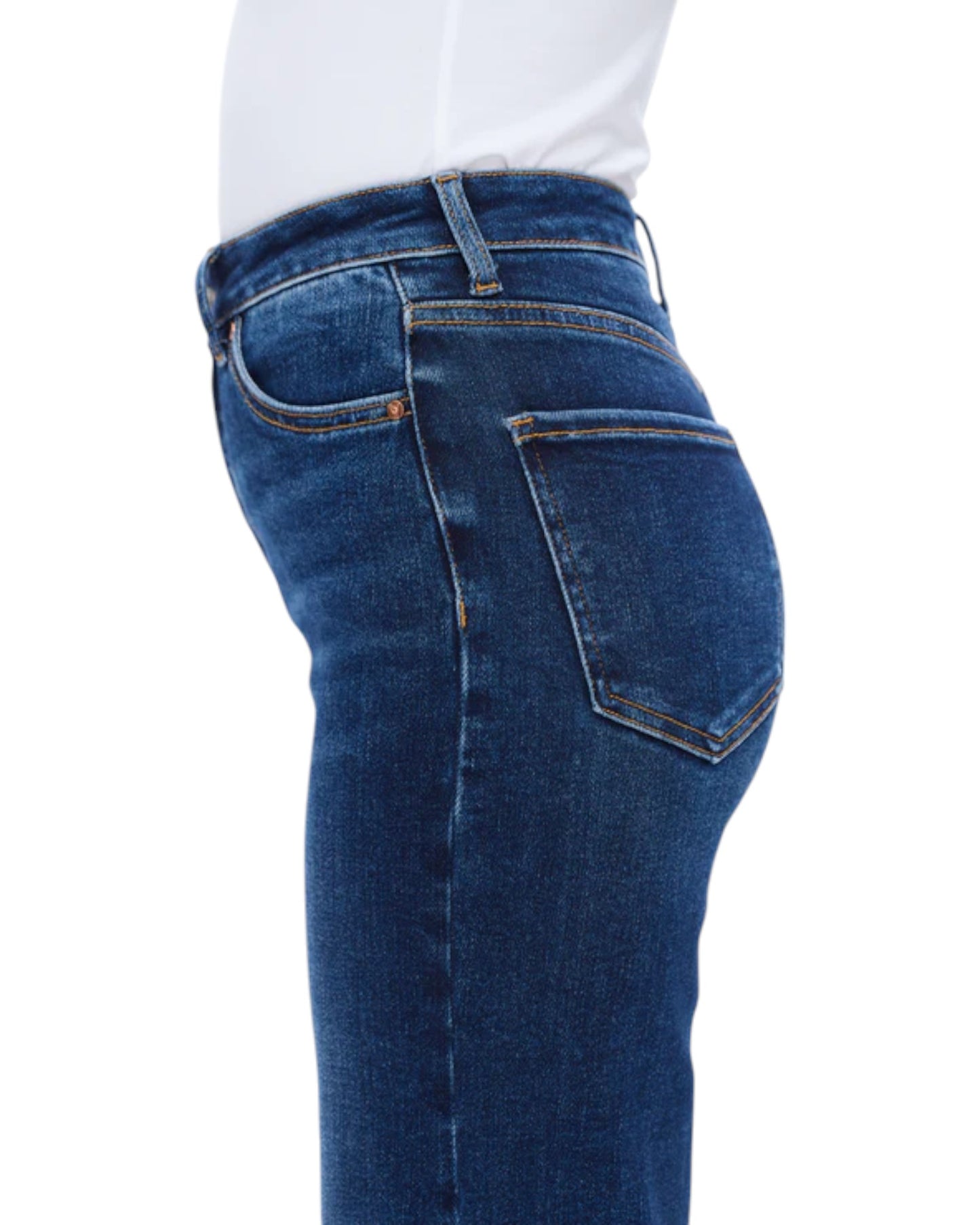 High Rise Comfort Stretch Wide Leg Jean