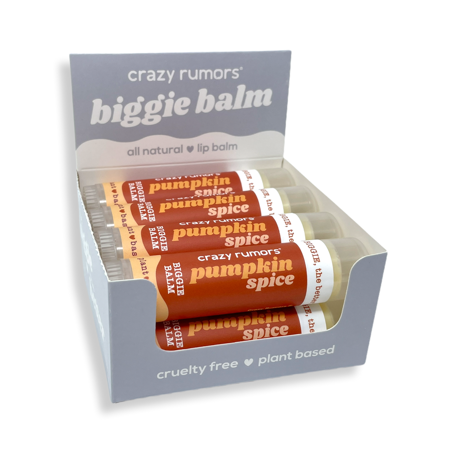 BIGGIE Balm Pumpkin Spice Oversized Chapstick - 100% Vegan