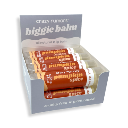 BIGGIE Balm Pumpkin Spice Oversized Chapstick - 100% Vegan