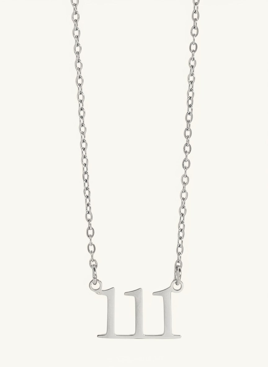 Divine Angel Numbers Necklace (Gold or Silver)