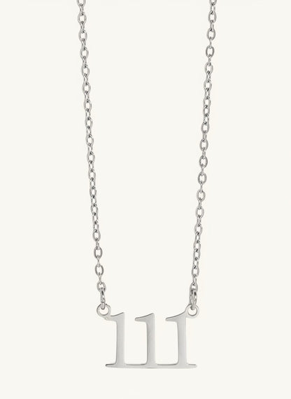 Divine Angel Numbers Necklace (Gold or Silver)
