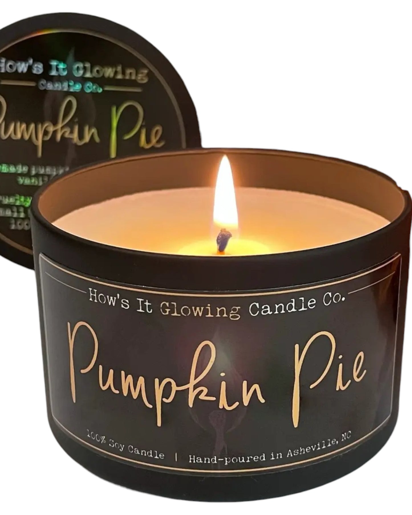 Pumpkin Pie 8oz Candle Tin