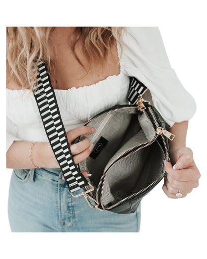 Grace Faux Leather Crossbody Bag