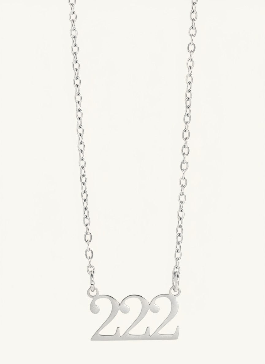Divine Angel Numbers Necklace (Gold or Silver)