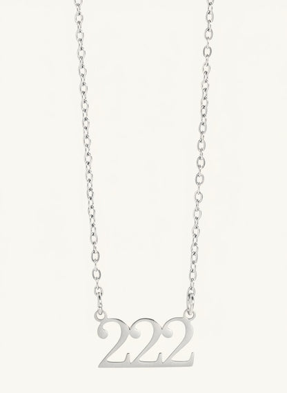 Divine Angel Numbers Necklace (Gold or Silver)