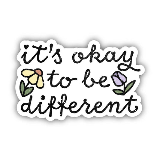It's Ok To Be Different Sticker