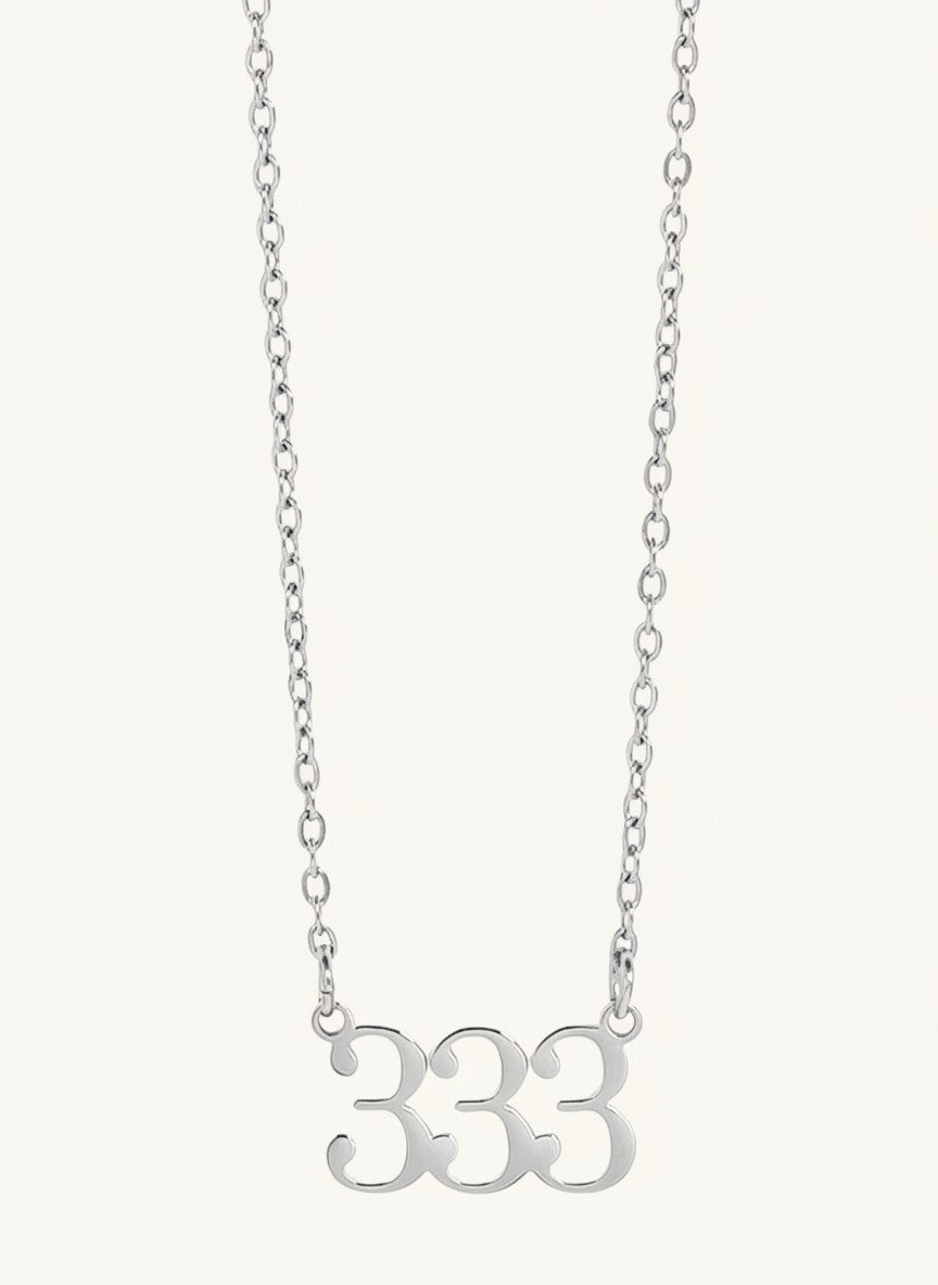 Divine Angel Numbers Necklace (Gold or Silver)