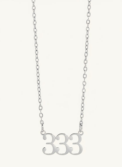 Divine Angel Numbers Necklace (Gold or Silver)