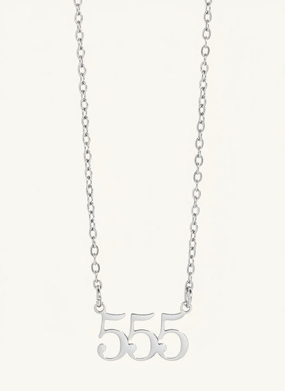Divine Angel Numbers Necklace (Gold or Silver)