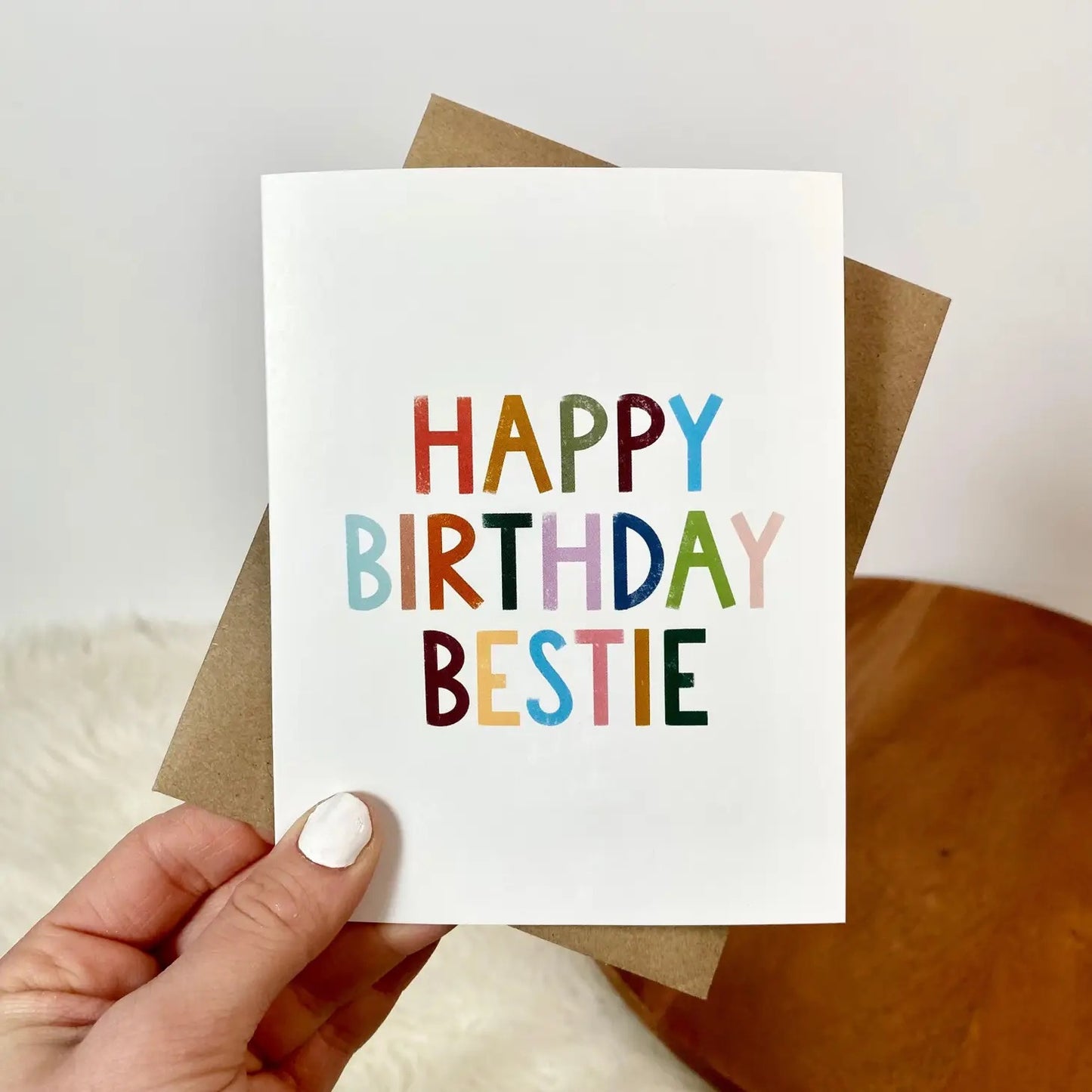 Happy Birthday Bestie Greeting Card