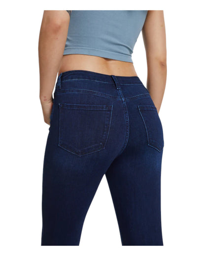 Mid Rise Flare Jean (Dark Blue)