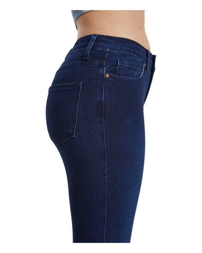Mid Rise Flare Jean (Dark Blue)
