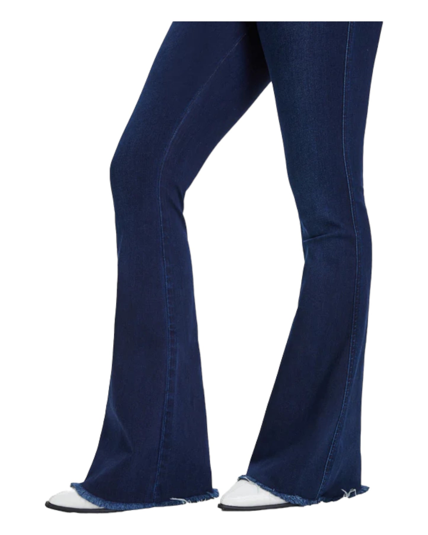 Mid Rise Flare Jean (Dark Blue)