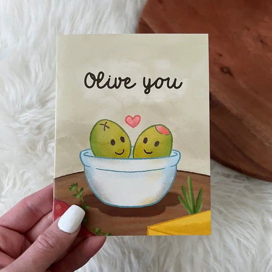 Olive You Greeting Card