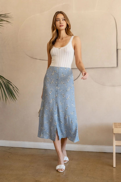 White Rose Pointelle Tank Top