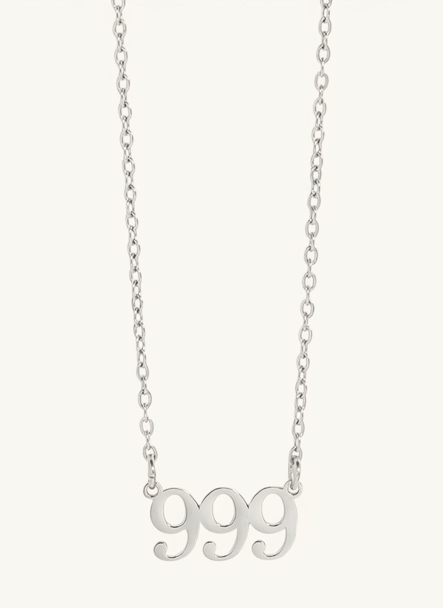 Divine Angel Numbers Necklace (Gold or Silver)