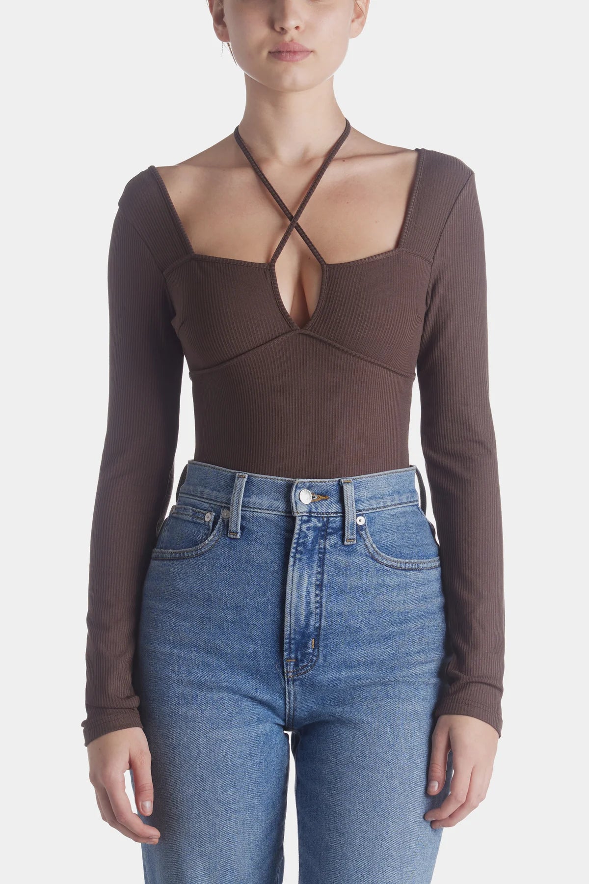 Bold Move Brown Bodysuit