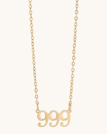 Divine Angel Numbers Necklace (Gold or Silver)