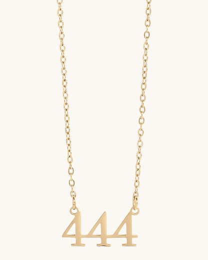 Divine Angel Numbers Necklace (Gold or Silver)