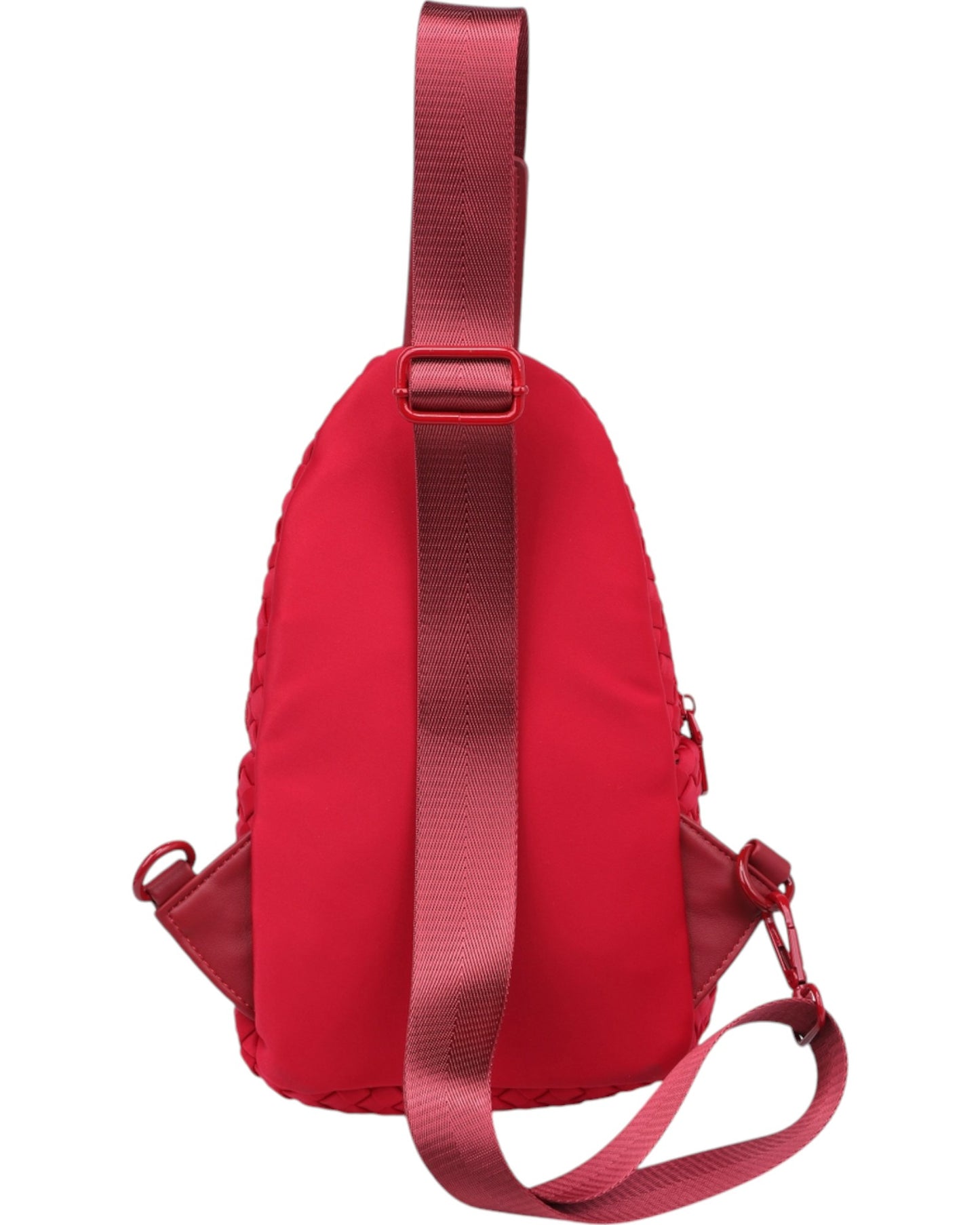 Beyond the Horizon Women's Woven Sling Crossbody / Backpack - Red