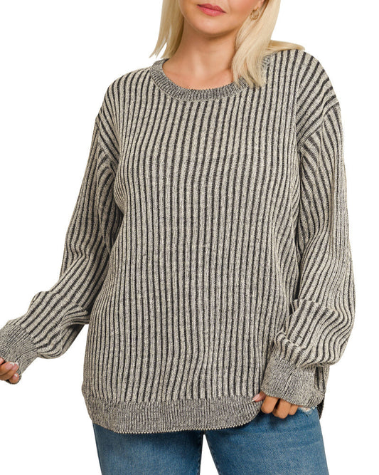 Shadowline Two Tone Curvy Sweater