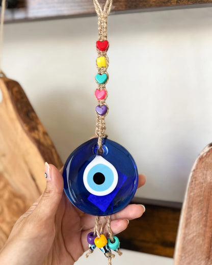 Boho Evil Eye Wall Hanging / Protection Decor
