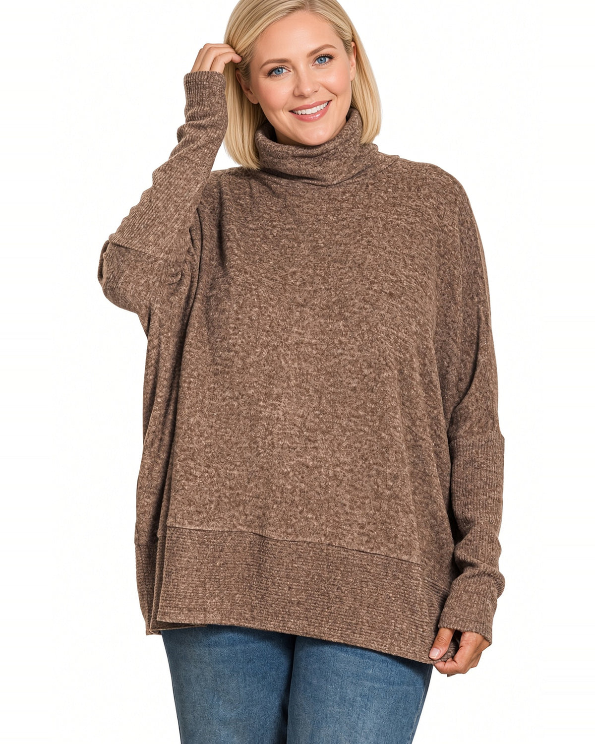 Timberline Turtleneck Sweater (Curvy)