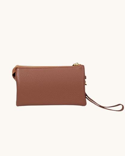 Metro Trio Smooth Crossbody Bag (Multiple Colors)