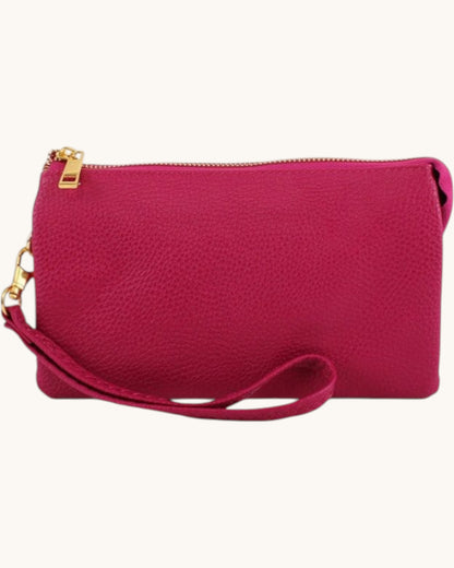 Metro Trio Smooth Crossbody Bag (Multiple Colors)