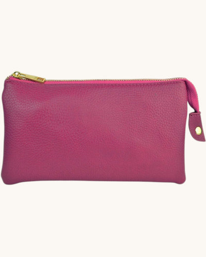 Metro Trio Smooth Crossbody Bag (Multiple Colors)
