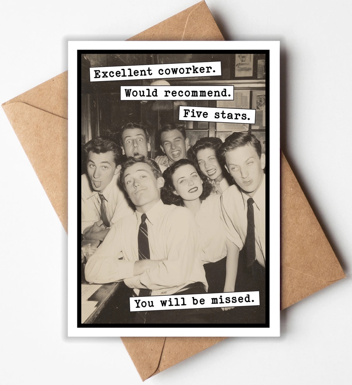 Excellent Co-Worker, Would Recommend 5 Stars Greeting Card