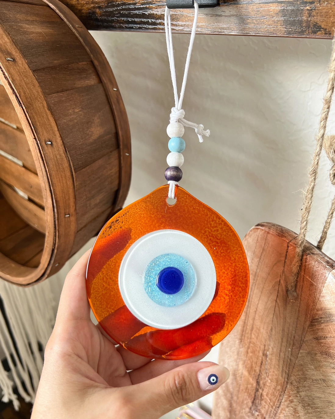 Boho Evil Eye Wall Hanging / Protection Decor
