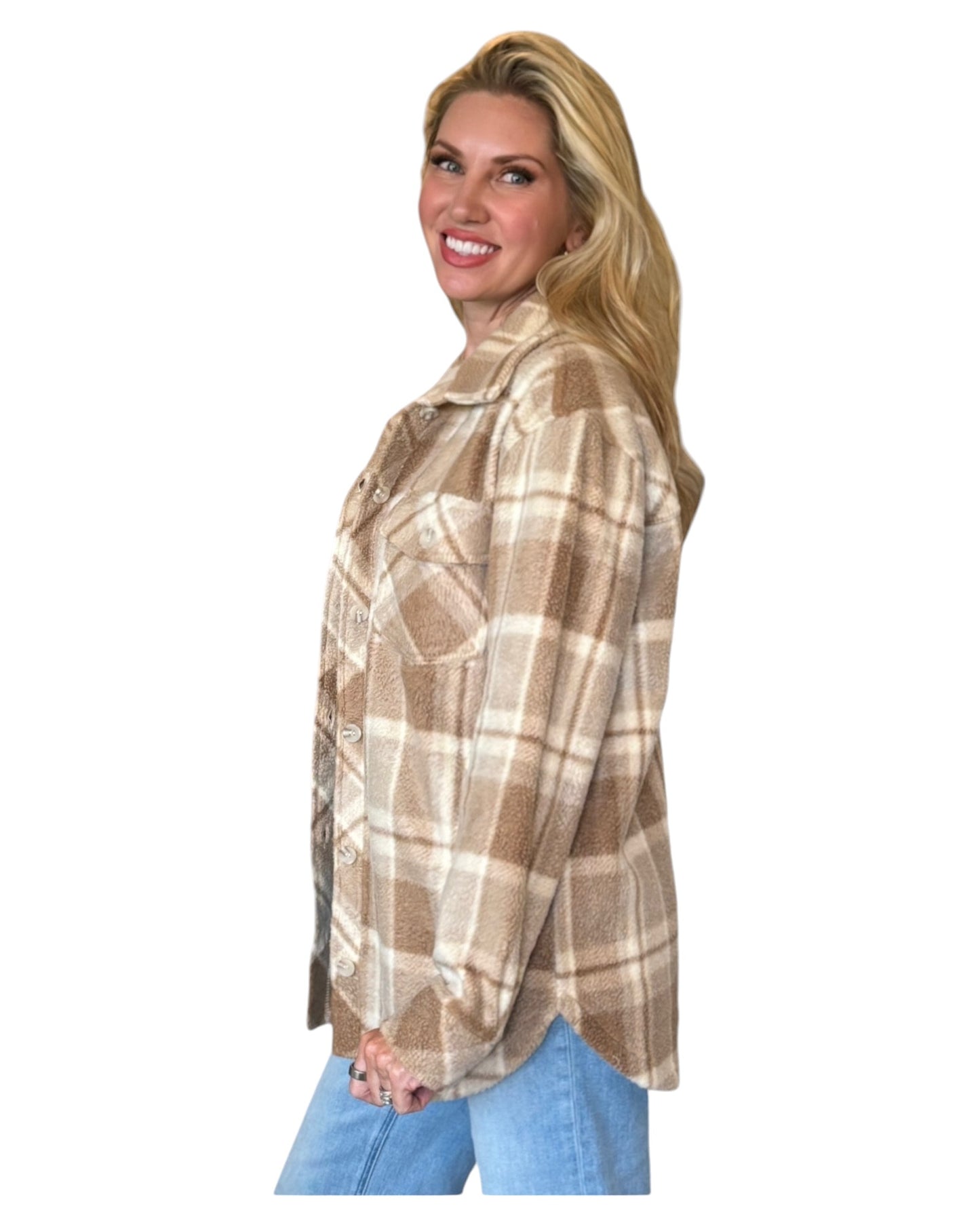 Maplewood Cozy Plaid Shirt Jacket