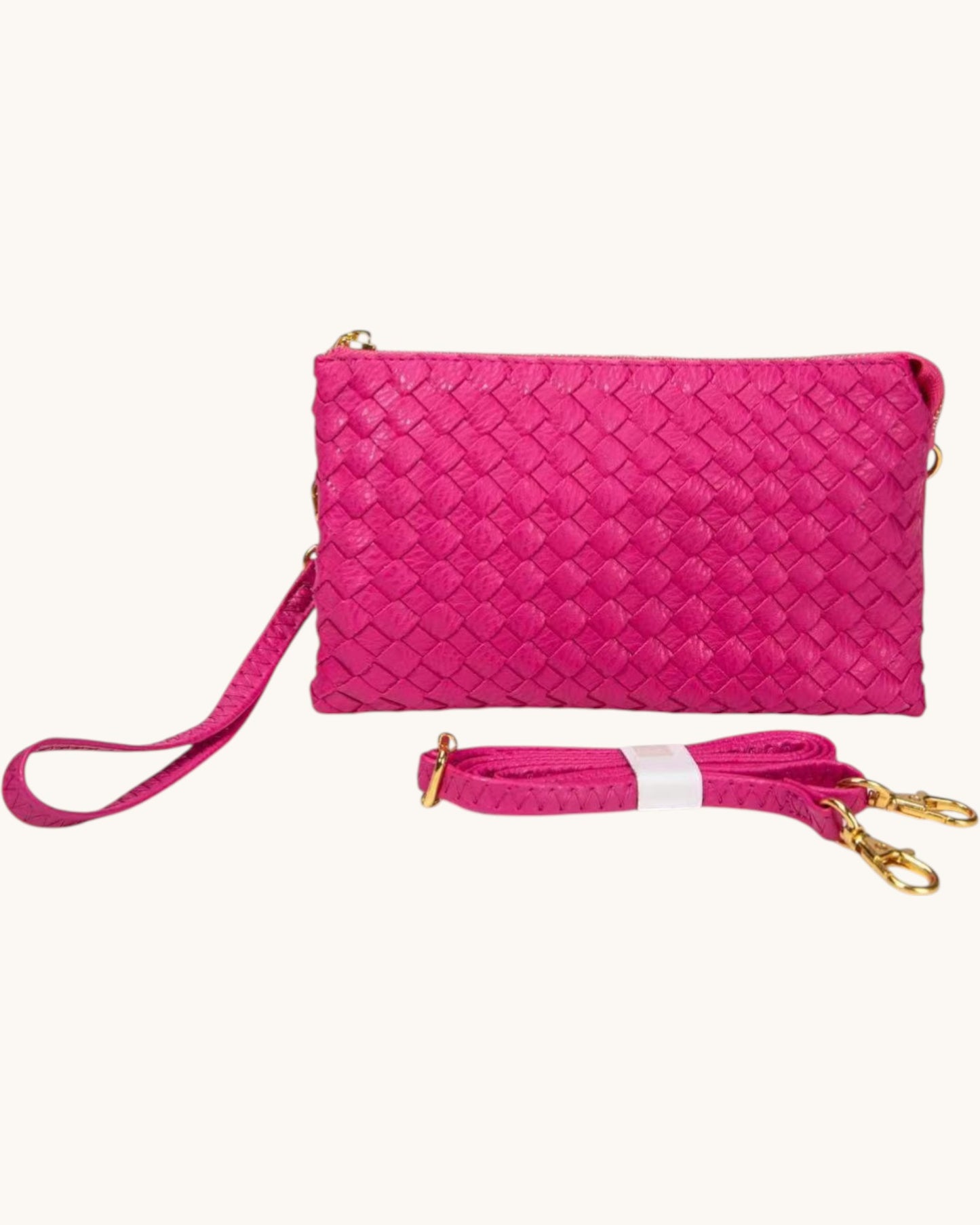 The Metro Trio Woven Crossbody Bag (Multiple Colors)