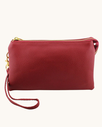 Metro Trio Smooth Crossbody Bag (Multiple Colors)
