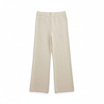 Beige pants on a white background.
