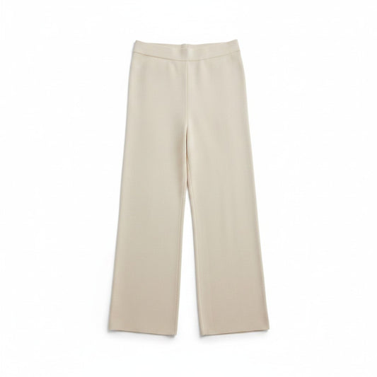 Beige pants on a white background.