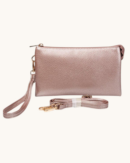 Metro Trio Smooth Crossbody Bag (Multiple Colors)