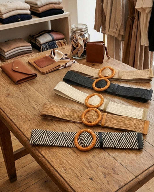 Wanderlust Boho Circle Buckle Belt