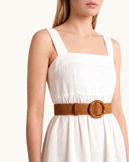 Wanderlust Boho Circle Buckle Belt