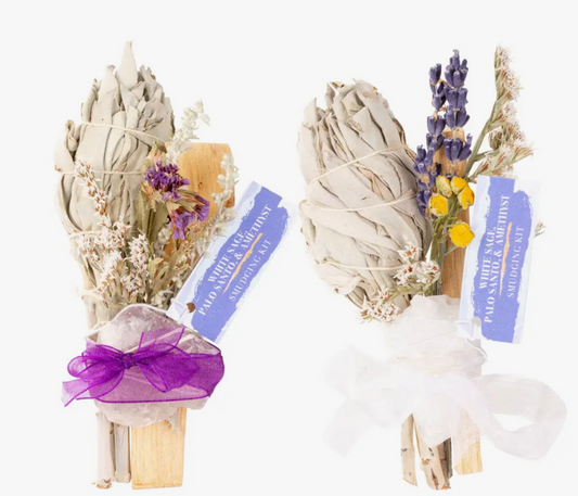 Sage & Rose Quartz Smudge Kit
