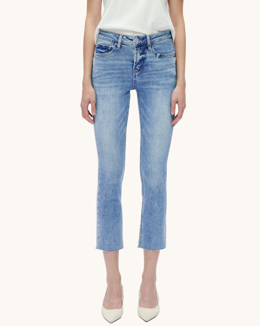 Bayeas Mid-Rise Skinny Ankle Jean