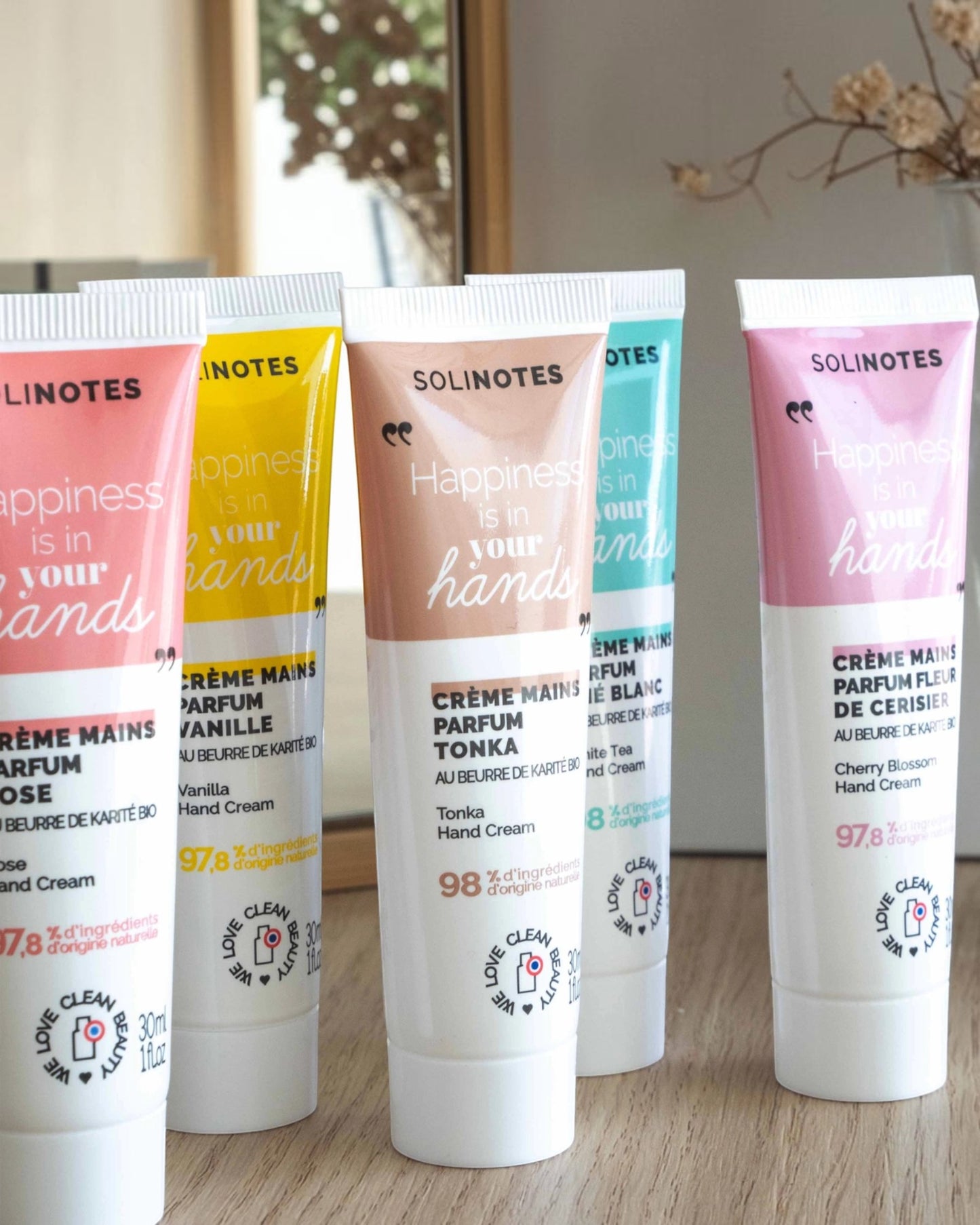 Solinotes French Clean Beauty Travel Hand Creams