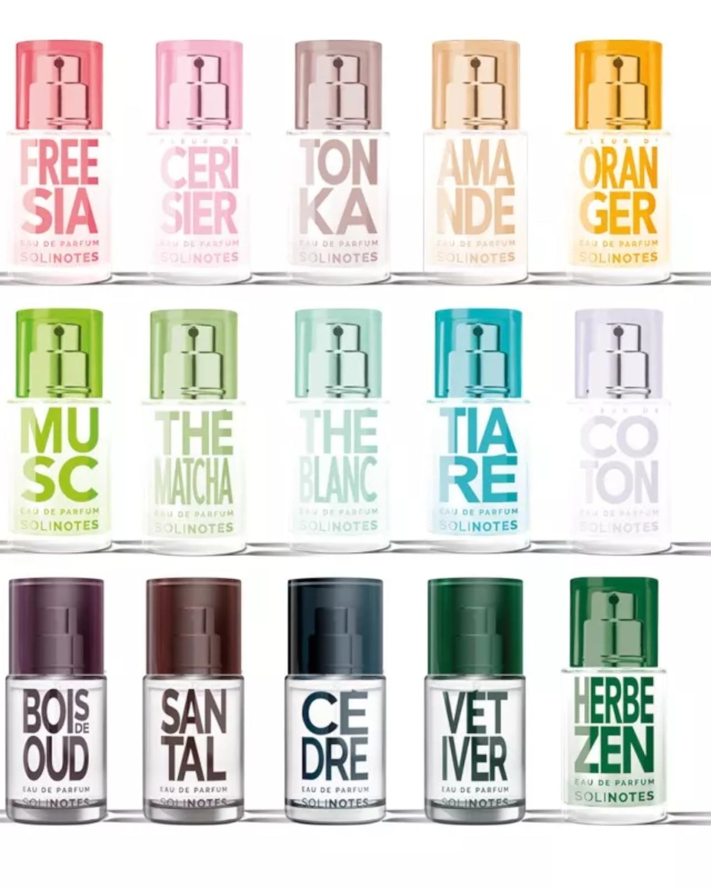 Solinotes Travel Size French Eau de Parfums