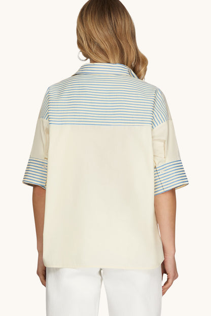 The Hamptons Oversized Striped Top