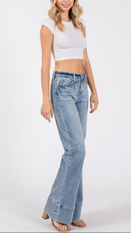 City Limits Trouser-Style Hem Jean