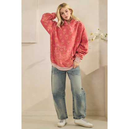 Totally Tulip Vintage Wash Hoodie