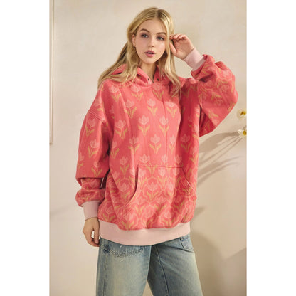 Totally Tulip Vintage Wash Hoodie