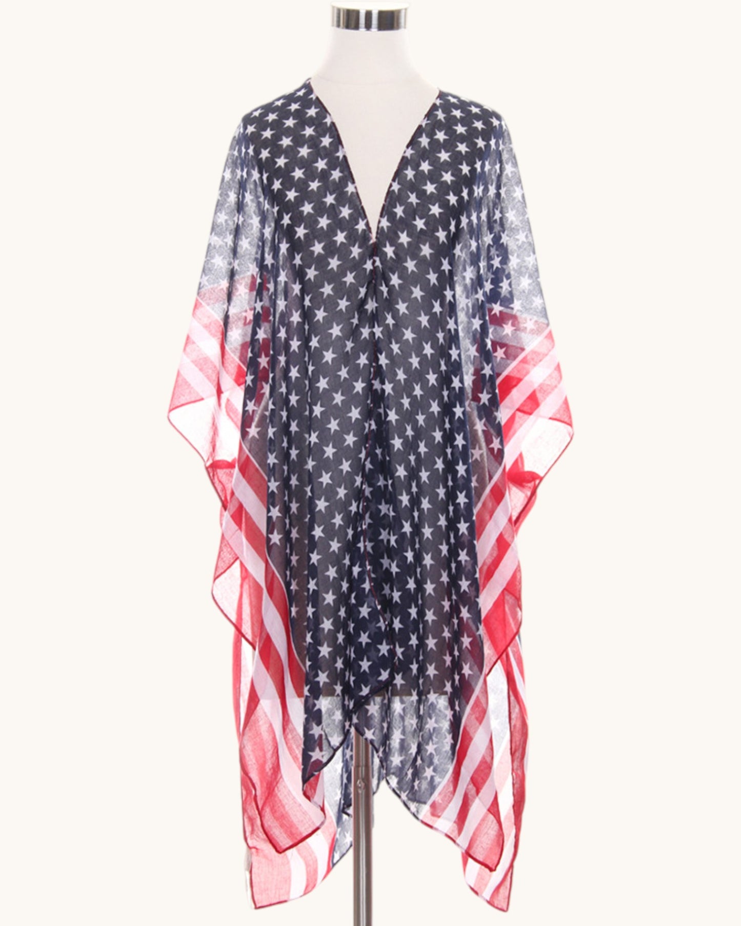 Stars and Stripes Kimono / Cover Up
